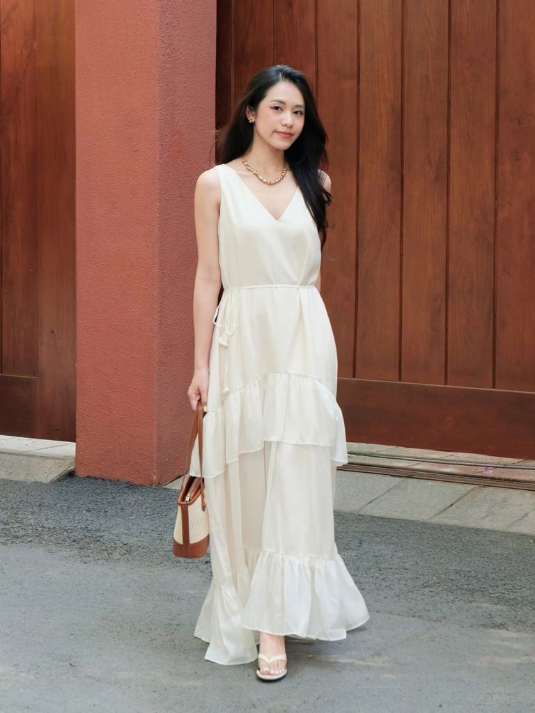 Đầm Nữ JOSUE DRESS Form Xòe Tầng Tiểu Thư GOÛT DE JUN