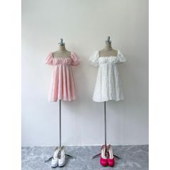 Đầm Babydoll Nữ Tay Phồng Bánh Bèo - SINA DRESS - GOÛT DE JUN