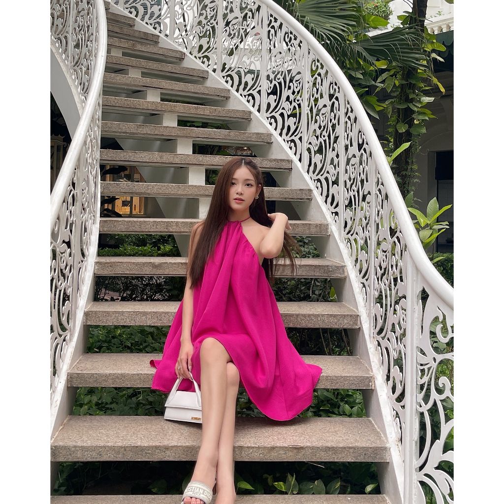Đầm Nữ Thiết Kế Cổ Yếm Freesize HALEN DRESS - GOÛT DE JUN