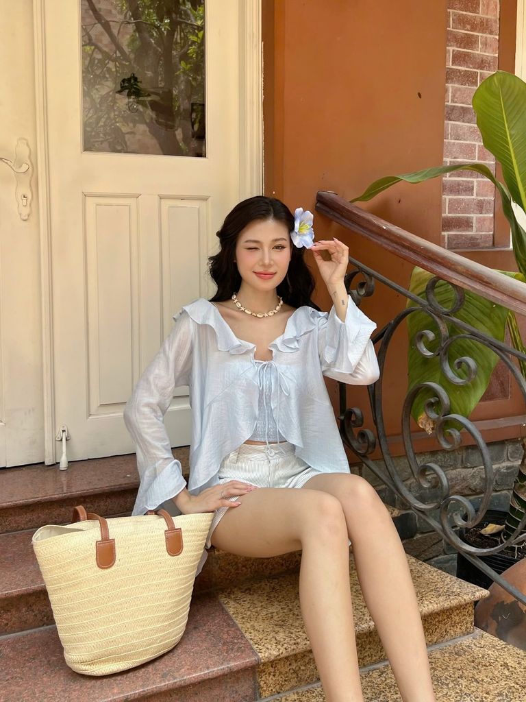 Quần Trơn Kẻ Sọc Đơn Giản Mùa Hè Năng Động Dành Cho Nữ - ZINNI SHORT - GOÛT DE JUN