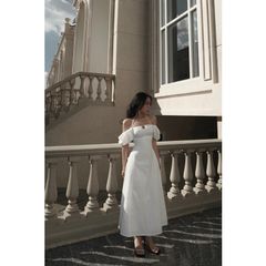 Đầm Nữ Nữ Đi Tiệc Tay Phồng Thanh Lịch Nữ Tính - POLIE DRESS - GOÛT DE JUN