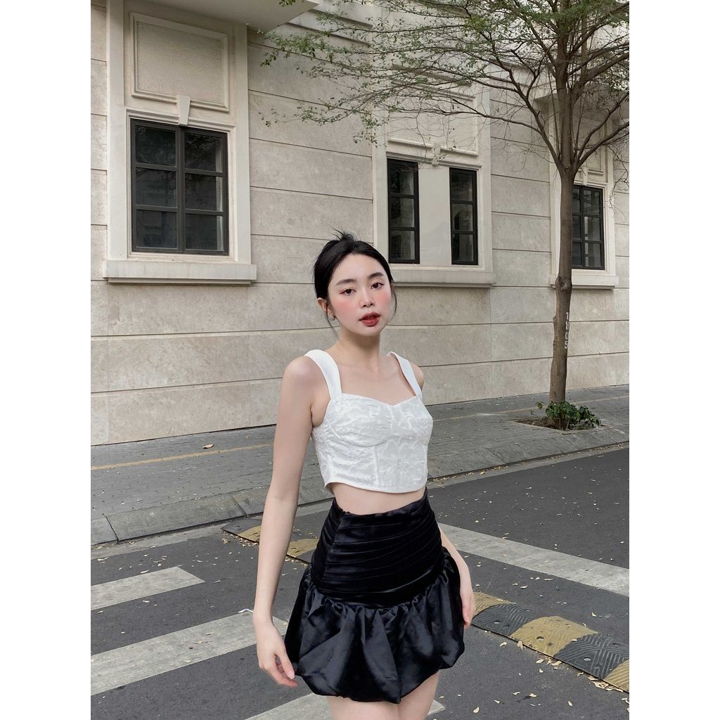 Áo Croptop Corset Ôm Body Sexy - HOSI TOP - GOÛT DE JUN