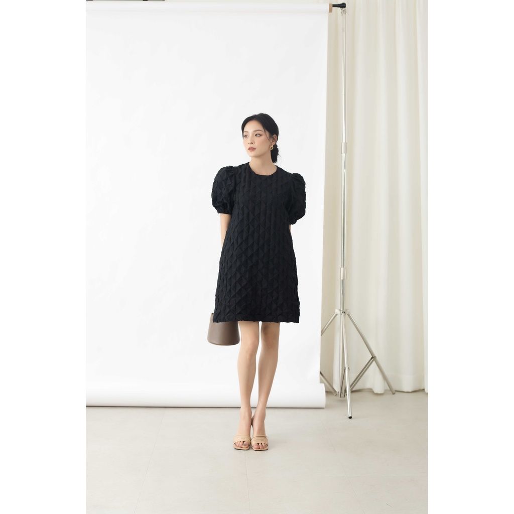 GOÛT DE JUN - Đầm nữ dáng suông thiết kế tay phồng - Fiona Dress