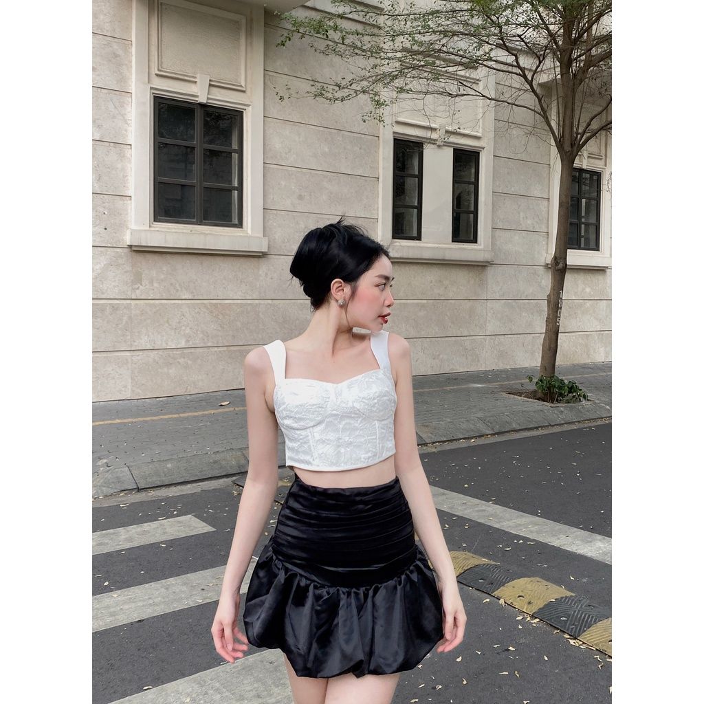 Áo Croptop Corset Ôm Body Sexy - HOSI TOP - GOÛT DE JUN