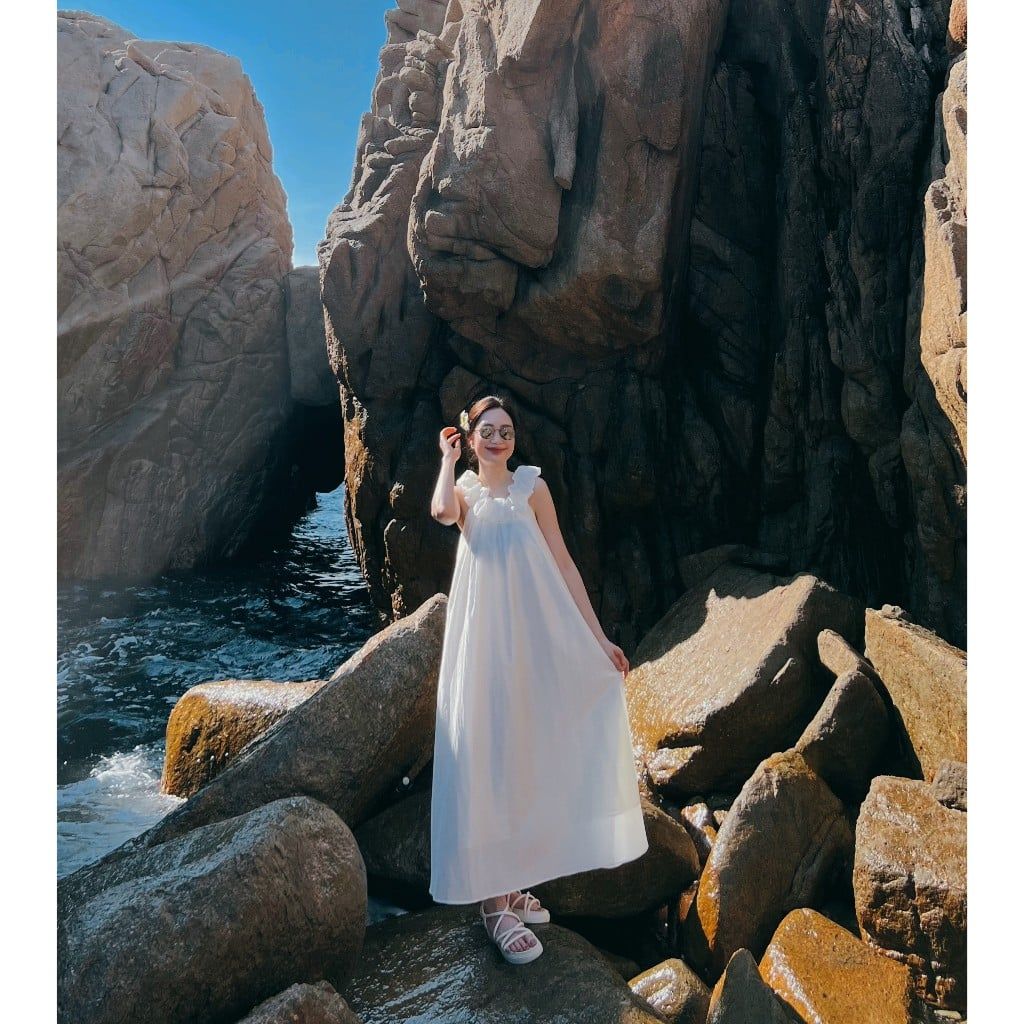 Đầm Maxi Nữ Đi Biển Dáng Xòe - MISOUL DRESS - GOÛT DE JUN