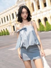 Đần Nữ LADMIR Hai Dây Phối Nơ Dáng Ngắn Dễ Thương GOÛT DE JUN