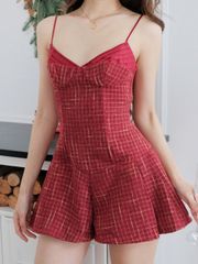 Bộ Jumpsuit Nữ HASKYN Dáng Ngắn Hai Dây Sexy Tôn Dáng  GOÛT DE JUN