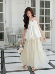 Áo Kiểu Nữ YAGHAN TOP 2s Form Bí Ngô Dễ Thương GOUT DE JUN