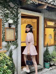 Set Áo Croptop Phối Chân Váy Nữ Tiểu Thư Kate Set - GOÛT DE JUN