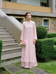 (Không Kèm Áo) Quần Dài Nữ XUÂN CHI Lụa Phối Chun Ống Rộng GOÛT DE JUN