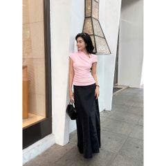 Chân Váy Nữ Form Dài Basic Dễ Phối Đồ - SANDRO SKIRT - GOÛT DE JUN