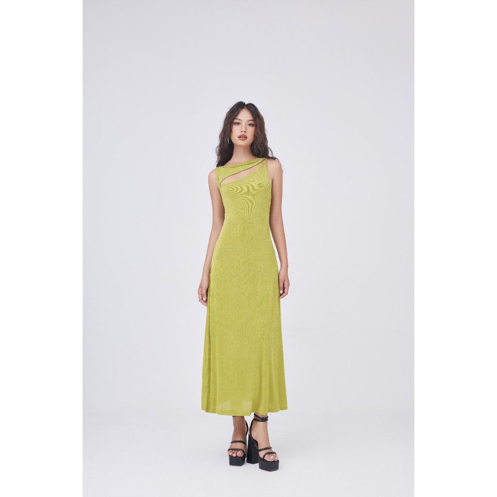 Đầm Dây Trơn Dài Ôm Dáng Phong Cách Quyến Rũ Cho Nữ - TISLY DRESS - GOÛT DE JUN