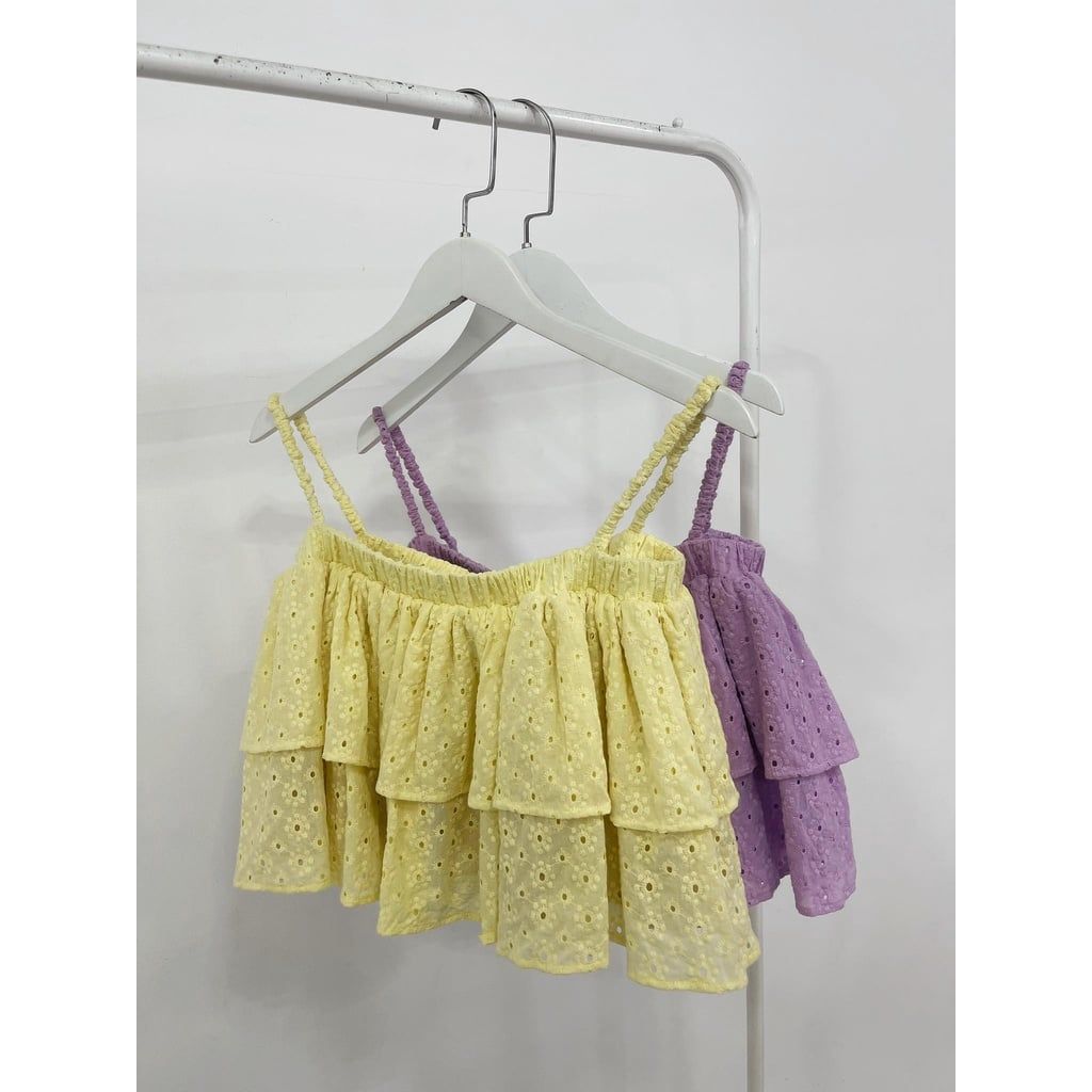 GOÛT DE JUN - Áo hai dây babydoll - Rachel Top