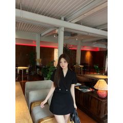 Set Áo Vest Croptop Phối Chân Váy Chữ A Basic Công Sở (bán lẻ) - PAMPI SET - GOÛT DE JUN