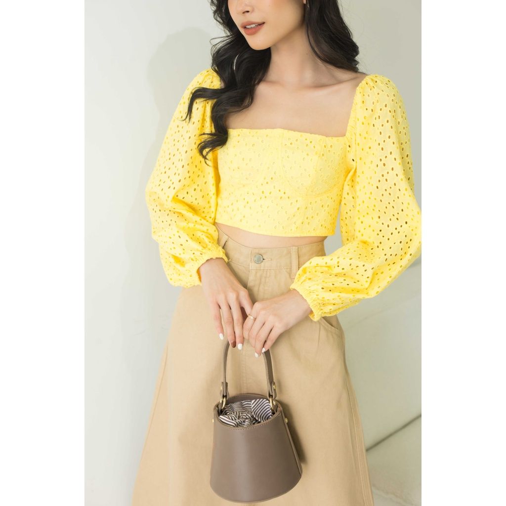 GOÛT DE JUN - Áo croptop tay dài - Jocasta Top
