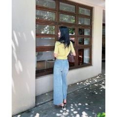 Quần Jeans Nữ Ống Rộng BASIC Thời Trang - MURAY JEAN - GOÛT DE JUN