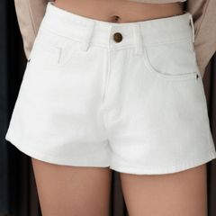 GOUT DE JUN Quần Shorts Denim Nữ Cạp Trễ ARLEN SHORT Quần Ngắn Chất Jean Đứng Form FGSA2605001