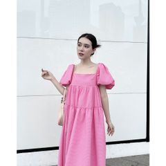 GOÛT DE JUN - Đầm nữ babydoll thiết kế hơ lưng   - KATIE DRESS