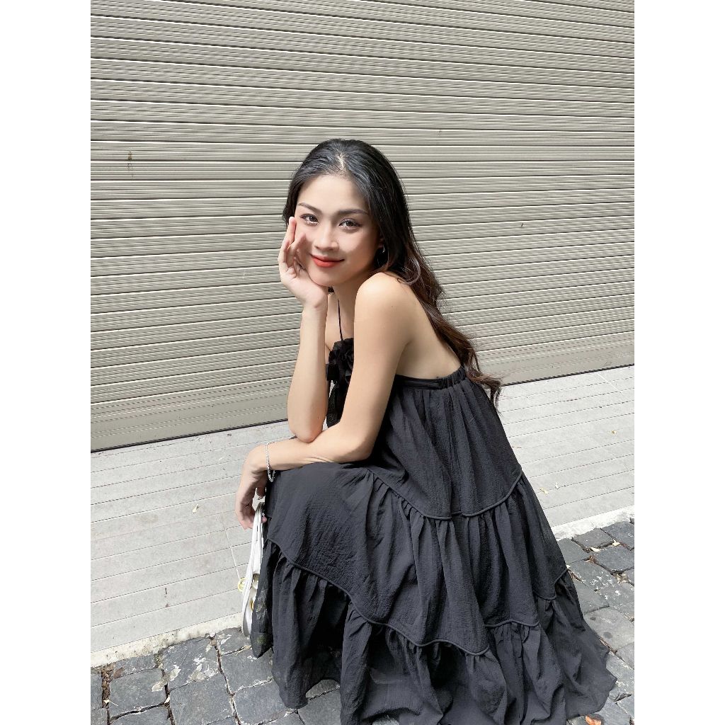GOÛT DE JUN - Đầm Cổ Yếm Hở Lưng  - ALITA DRESS