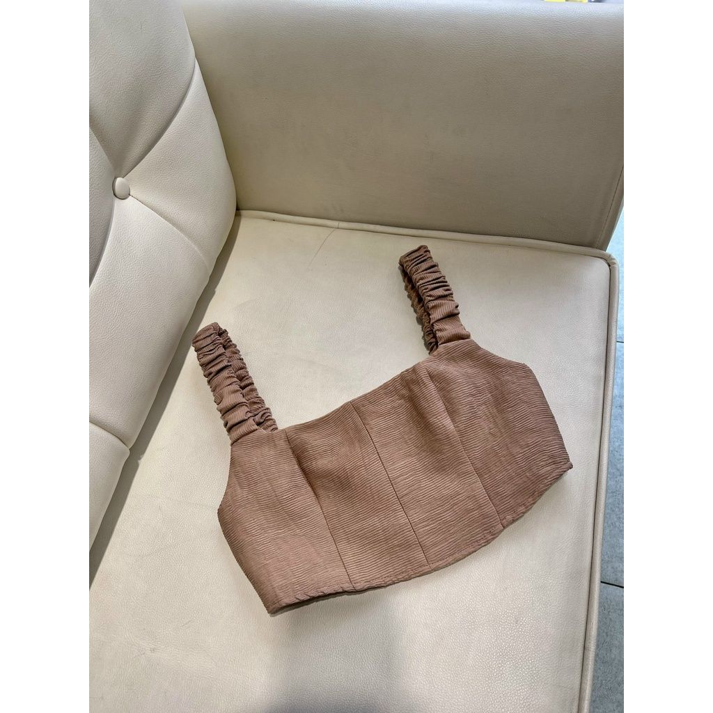 GOÛT DE JUN - Áo croptop dây nhún - Nado Top