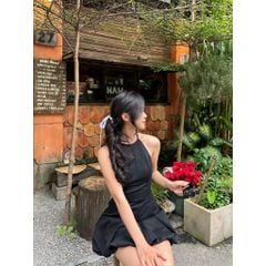 Đầm Nữ Cổ Yếm Dáng Bí Form Ngắn - SAMI DRESS - GOÛT DE JUN