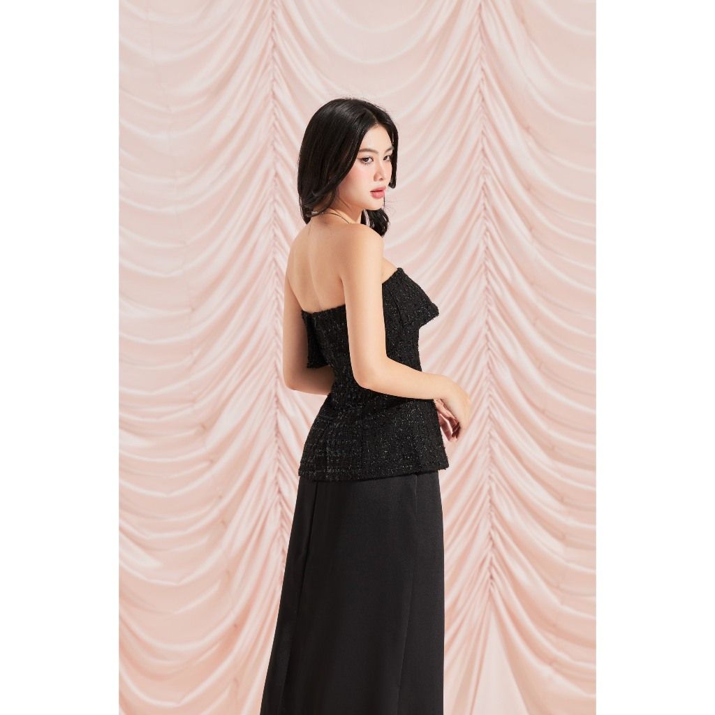 Áo Nữ Thiết Kế Cúp Ngực Vải Tweed Thanh Lịch - ASTER TOP - GOÛT DE JUN