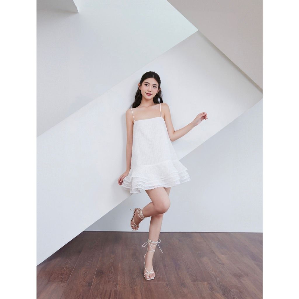 Đầm Nữ Hai Dây Form Xòe Tầng Bánh Bèo Mùa Hè - PATTY DRESS - GOÛT DE JUN