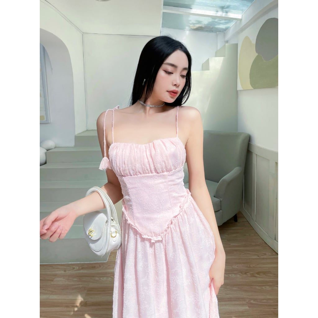 Đầm Nữ 2 Dây Maxi Nhẹ Nhàng Nữ Tính SELIN DRESS - GOÛT DE JUN