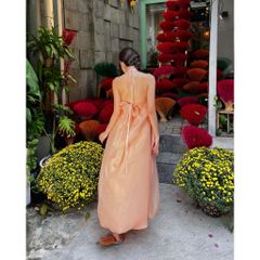 Đầm Nữ Cổ Yếm Dài Dáng Bí Hot Trend - MARIE DRESS - GOÛT DE JUN