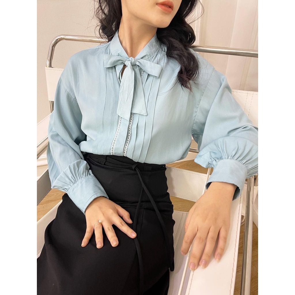 GOÛT DE JUN - Áo sơmi kiểu phối ren - Fallon Shirt