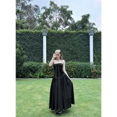 Đầm Nữ Hai Dây Dự Tiện Phối Dáng Xòe - LADIES DRESS - GOÛT DE JUN