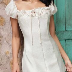 GOUT DE JUN Jumpsuit Cổ Vuông Tay Phồng Nhún Ngực ZAPAT JUMPS Bộ Liền Quần Tôn Vóc Dáng FGUA2606136