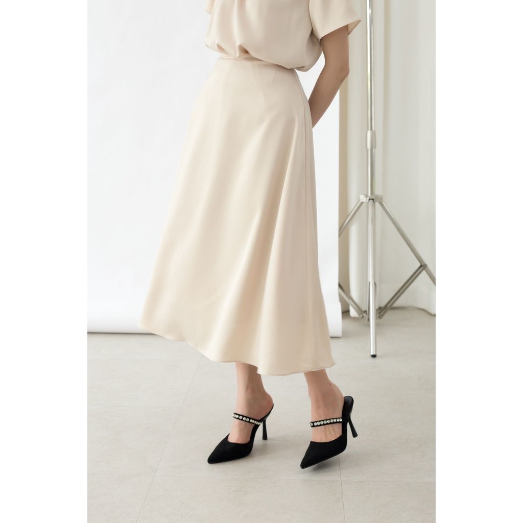 GOÛT DE JUN - Chân váy lụa dài dáng nữ - Sansa Skirt