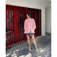 Áo Kiểu Tay Phồng Dài Babydoll Phong Cách Hàn Quốc - JISNA TOP -  GOÛT DE JUN