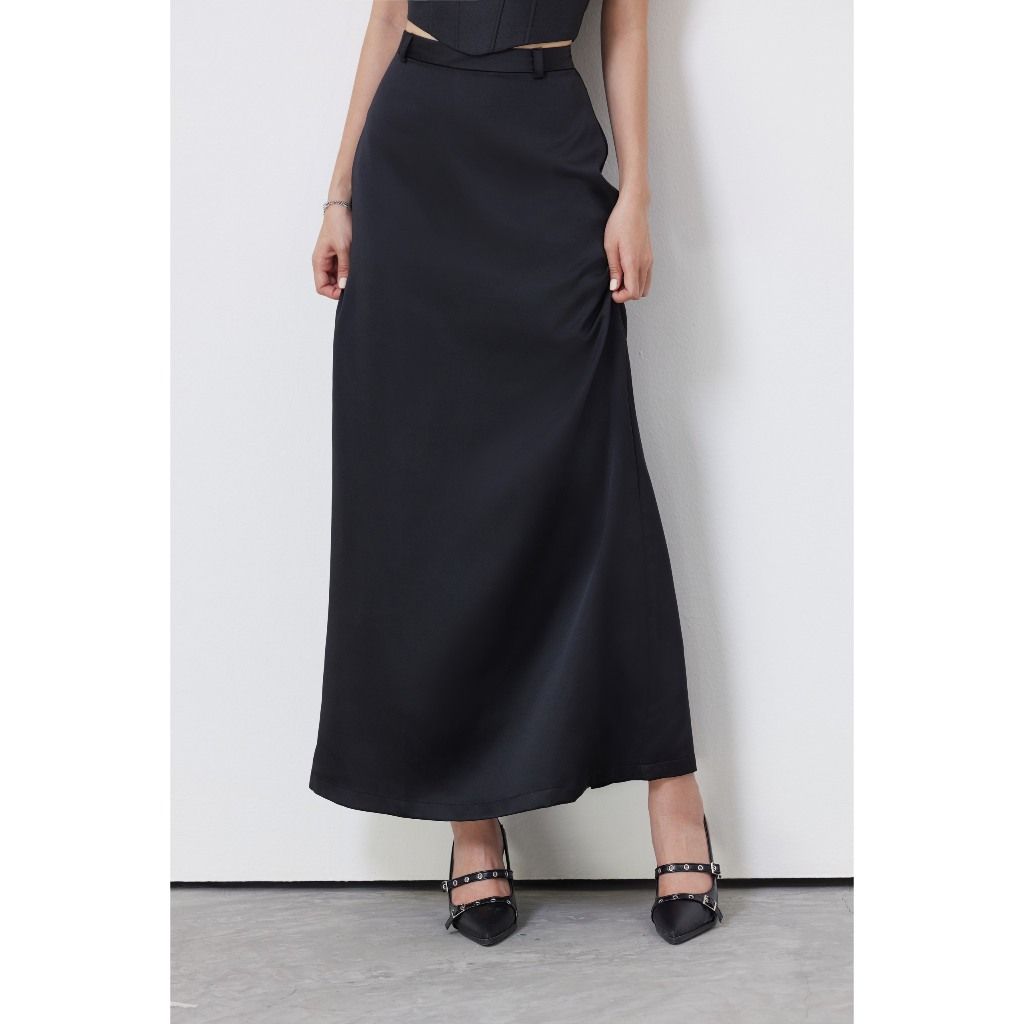 Chân Váy Nữ Dáng Dài Basic - RULLA SKIRT - GOÛT DE JUN