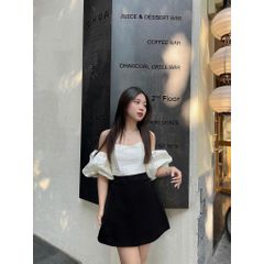 Áo croptop thiết kế corset trễ vai - POSIE TOP - GOÛT DE JUN