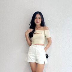 GOÛT DE JUN - Áo croptop cut out - Lyro Top