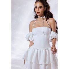 Đầm Nữ Trễ Vai Ôm Dáng Form Xòe - PANSY DRESS - GOÛT DE JUN