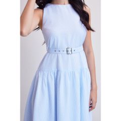 Đầm Nữ Dài Freesize Phối Thắt Lưng Tôn Dáng - ANDRA DRESS - GOÛT DE JUN