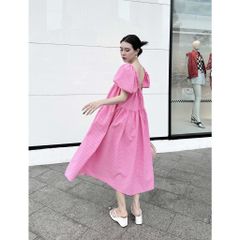 GOÛT DE JUN - Đầm nữ babydoll thiết kế hơ lưng   - KATIE DRESS