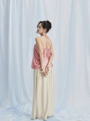 Áo Nữ YOGIS Cúp Ngực Thắt Nơ Cổ Dáng Bí Che Khuyết Điểm GOÛT DE JUN