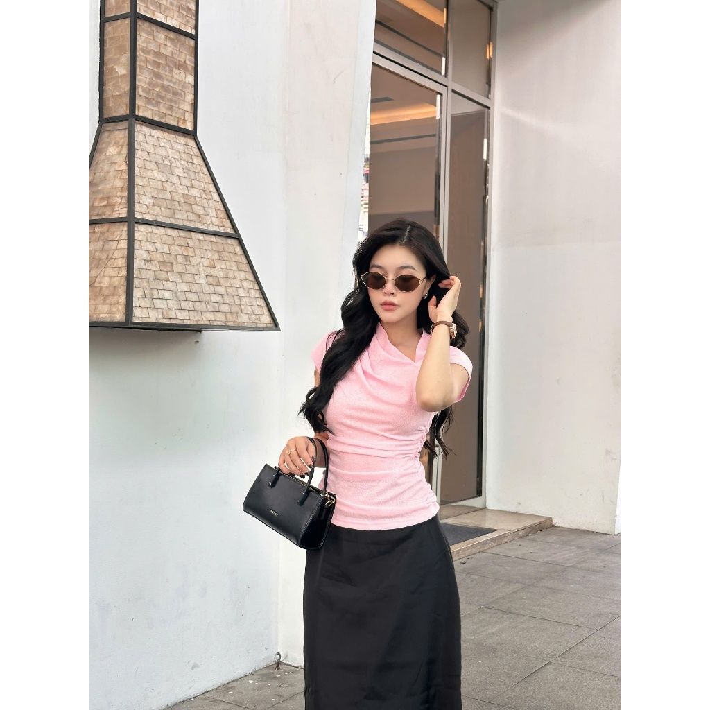 Chân Váy Nữ Form Dài Basic Dễ Phối Đồ - SANDRO SKIRT - GOÛT DE JUN