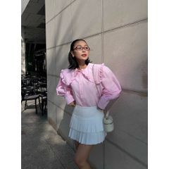 Áo Sơ Mi Tay Phồng Cổ Bèo Tiểu Thư - MAYBI SHIRT - GOÛT DE JUN