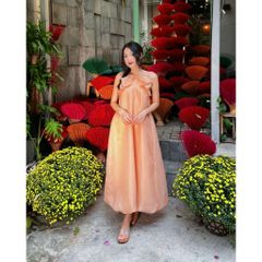 Đầm Nữ Cổ Yếm Dài Dáng Bí Hot Trend - MARIE DRESS - GOÛT DE JUN