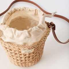 Túi Cối Nữ Mini Đeo Chéo Dây Rút Đi Biển Mùa Hè Tiện Lợi - GOÛT DE JUN