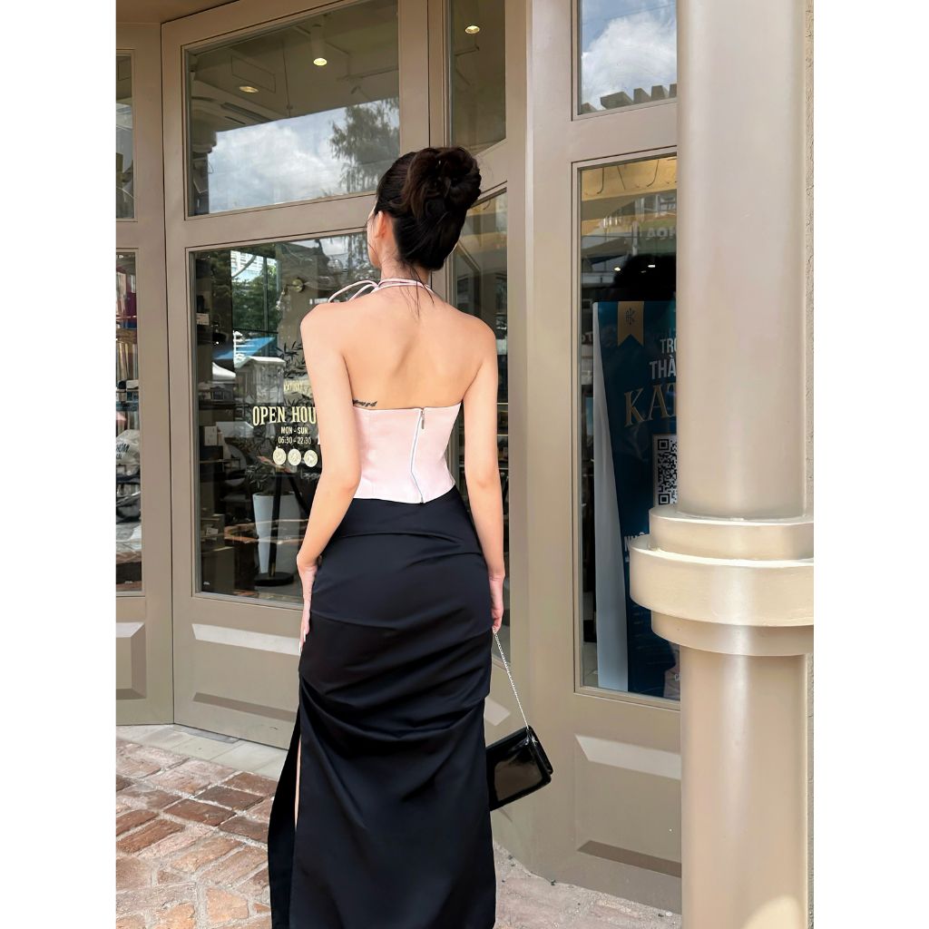 Áo Yếm Croptop Nhún Ngực Dáng Ôm Thời Trang Quyến Rũ Cho Nữ - SOKO TOP - GOÛT DE JUN