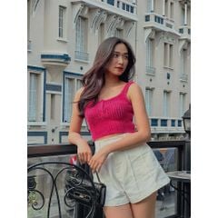 GOÛT DE JUN - Set áo Cardigan kèm áo croptop lông mềm mịn - MENA TOP