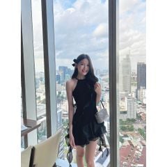 Đầm Cổ Yếm Mini Ôm Dáng Phối Tua Rua 3D Quyến Rũ - KALIN DRESS - GOÛT DE JUN