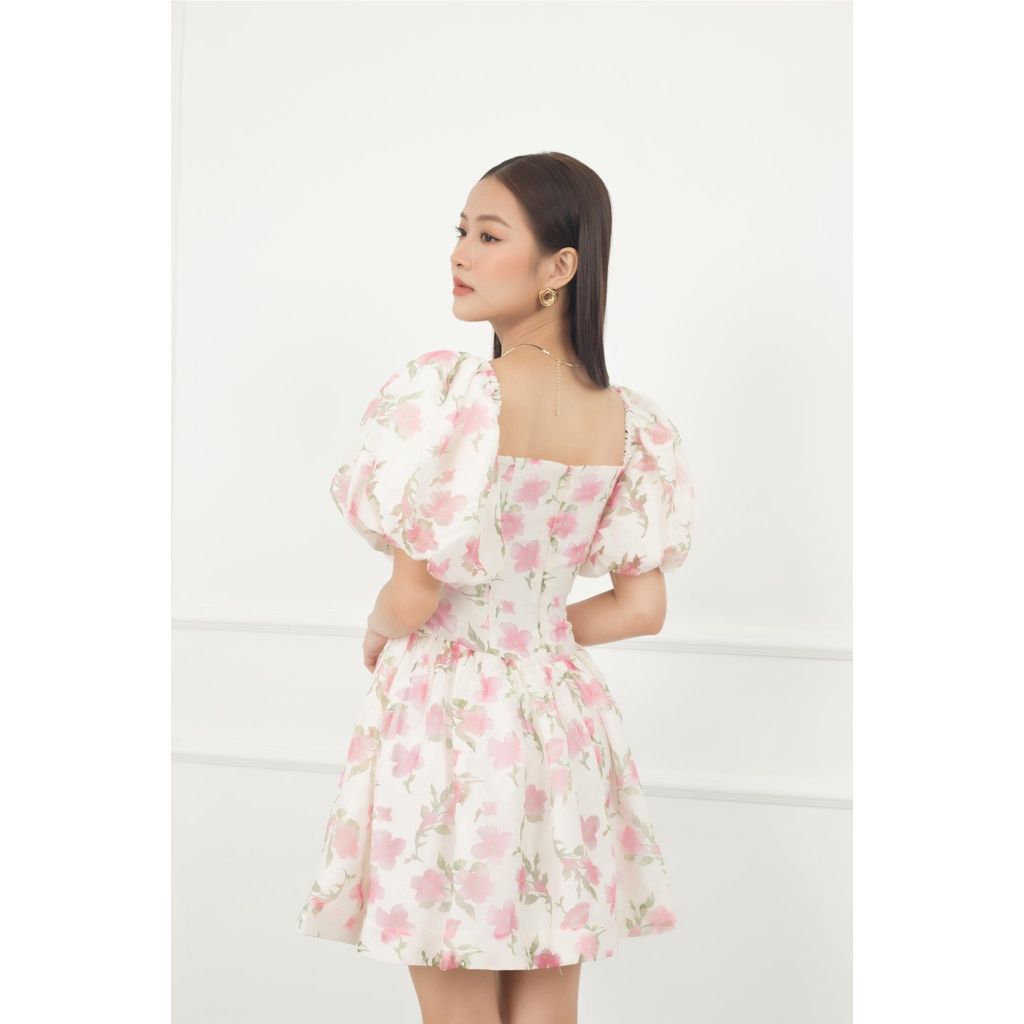 GOÛT DE JUN - Đầm hoa tay bồng - Maisie Dress