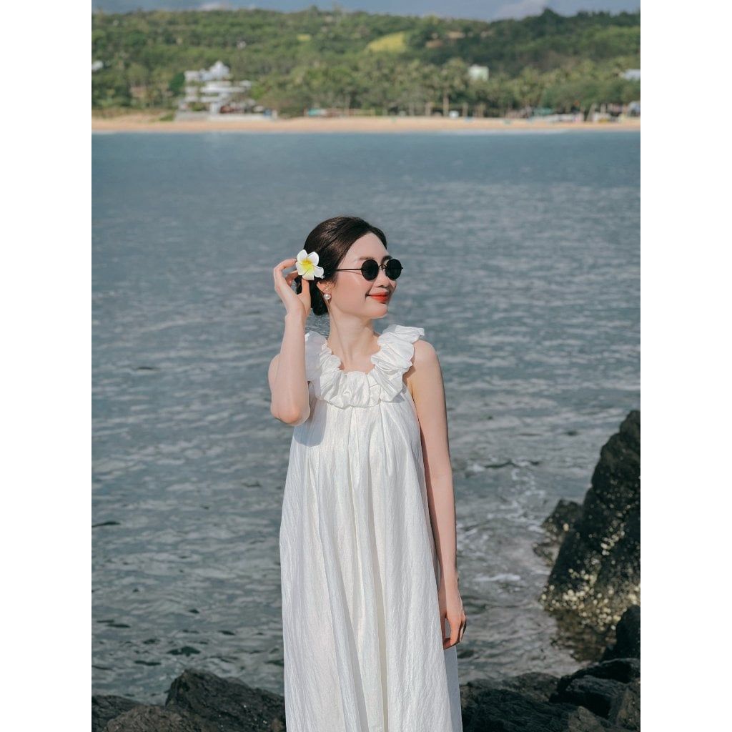 Đầm Maxi Nữ Đi Biển Dáng Xòe - MISOUL DRESS - GOÛT DE JUN